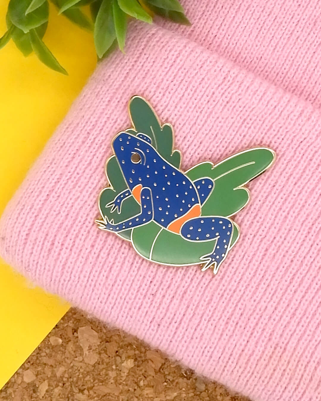 Galaxy Frog hard enamel pin