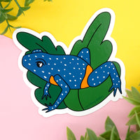 Galaxy Frog Vinyl Sticker