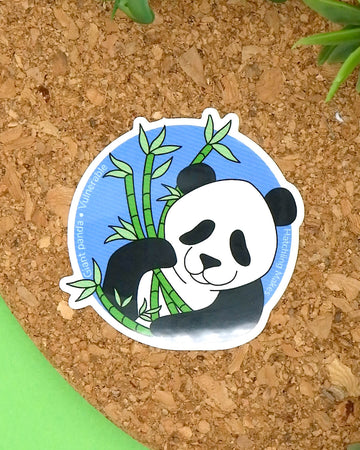 Giant Panda Mini Vinyl Sticker