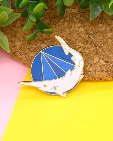Goblin Shark Hard Enamel Pin - Early Bird Pricing