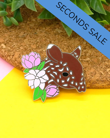 Malayan Tapir Enamel Pin - SECONDS SALE