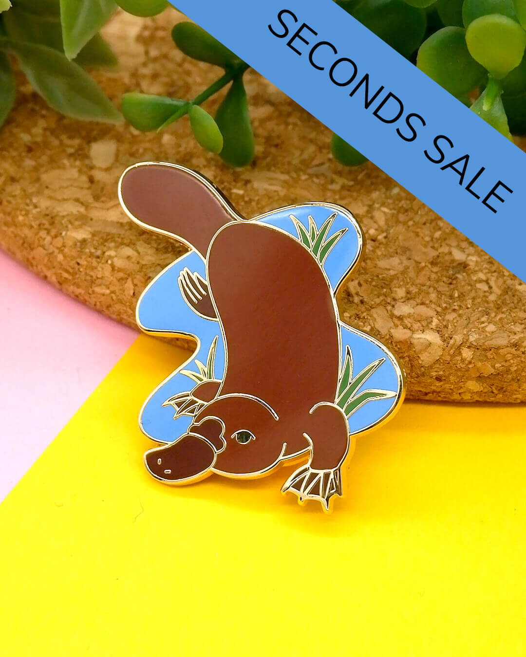 Platypus Enamel Pin - SECONDS