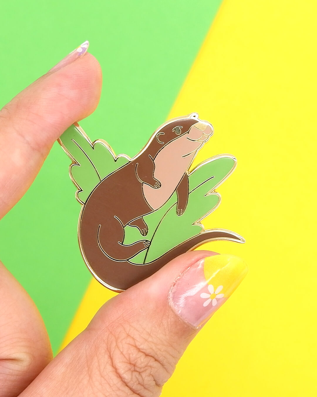 Eurasian River Otter Hard Enamel Pin - Early bird price!