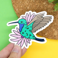 Santa Marta Sabrewing Hummingbird Vinyl Sticker