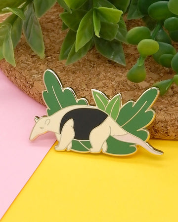 Southern Tamandua hard enamel pin