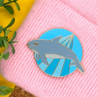 Vaquita hard enamel pin