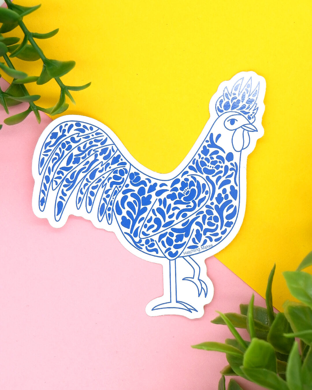 Year of the Rooster Vinyl Sticker