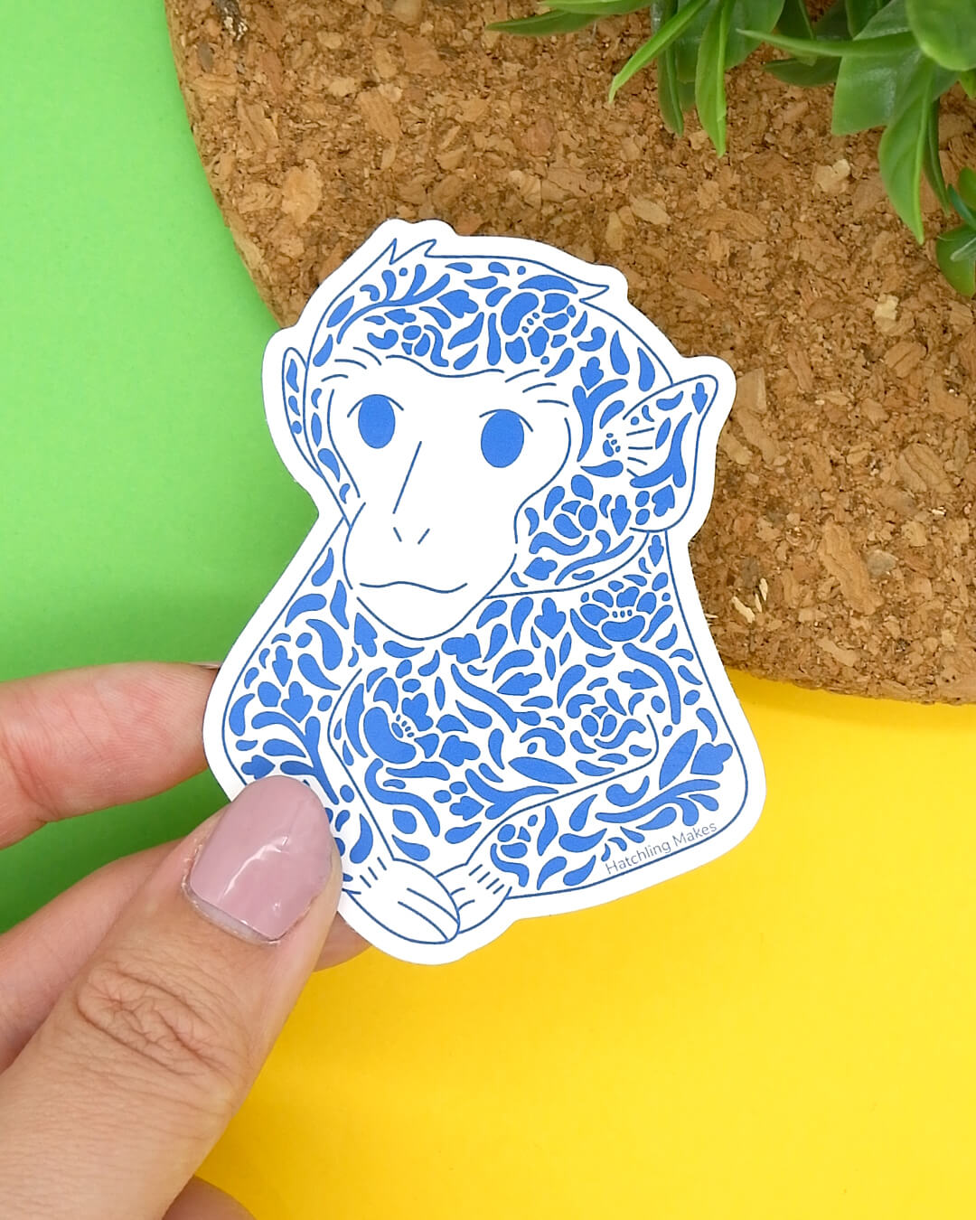 Year of the Monkey Vinyl Sticker