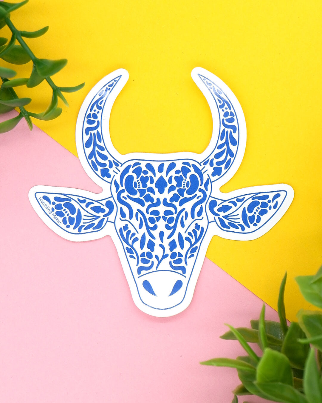 Year of the Ox Vinyl Sticker