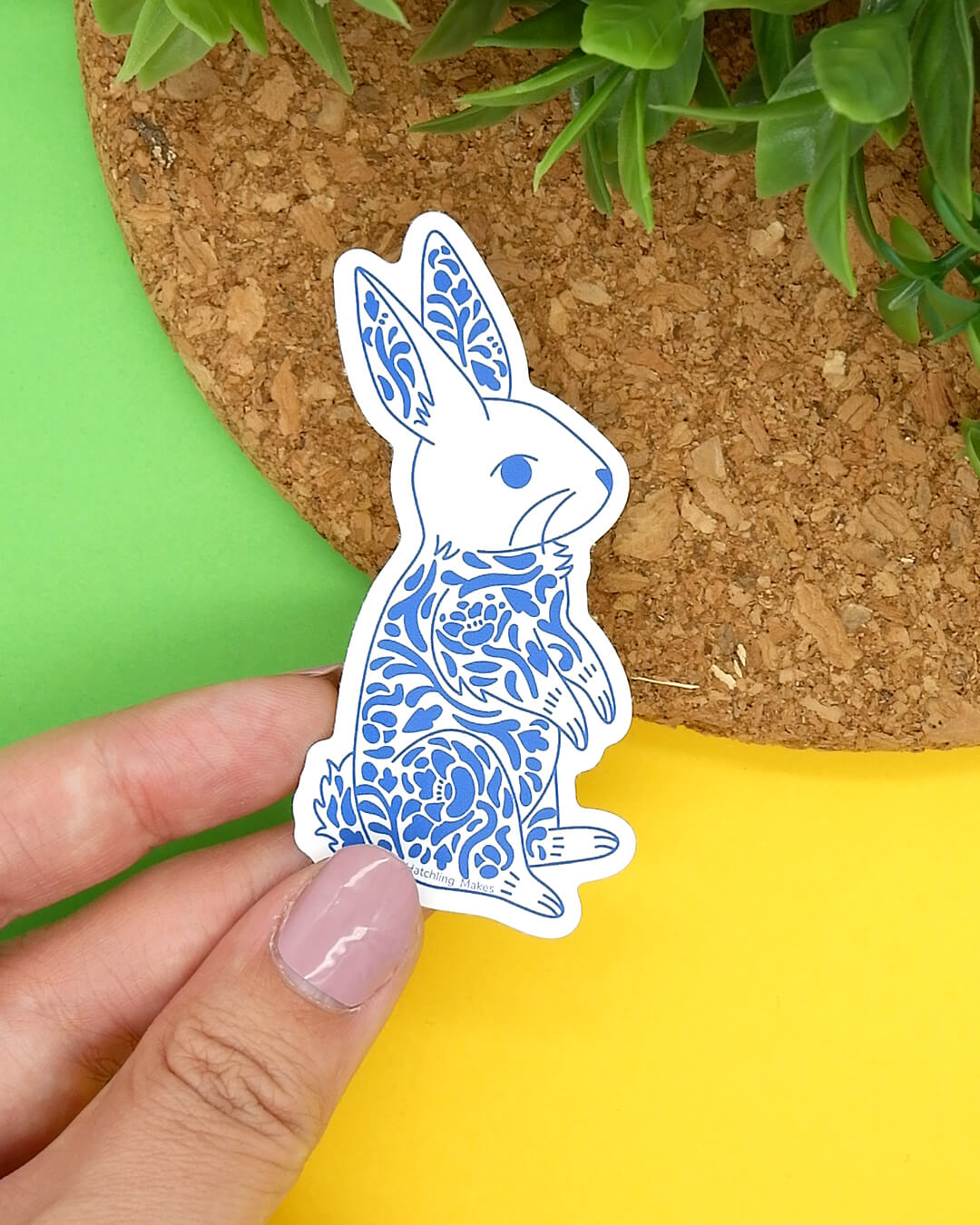 Year of the Rabbit Vinyl Sticker
