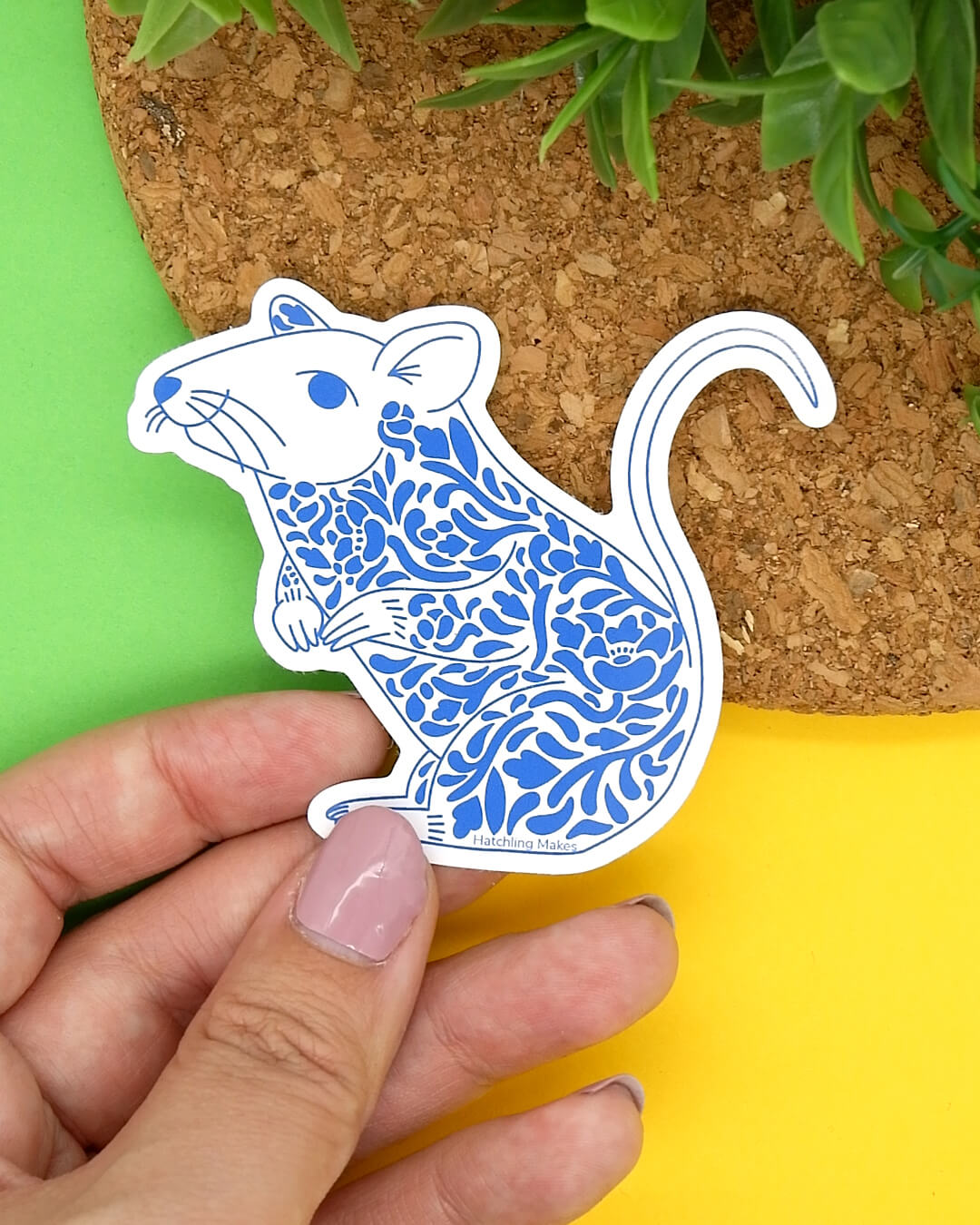 Year of the Rat Vinyl Sticker