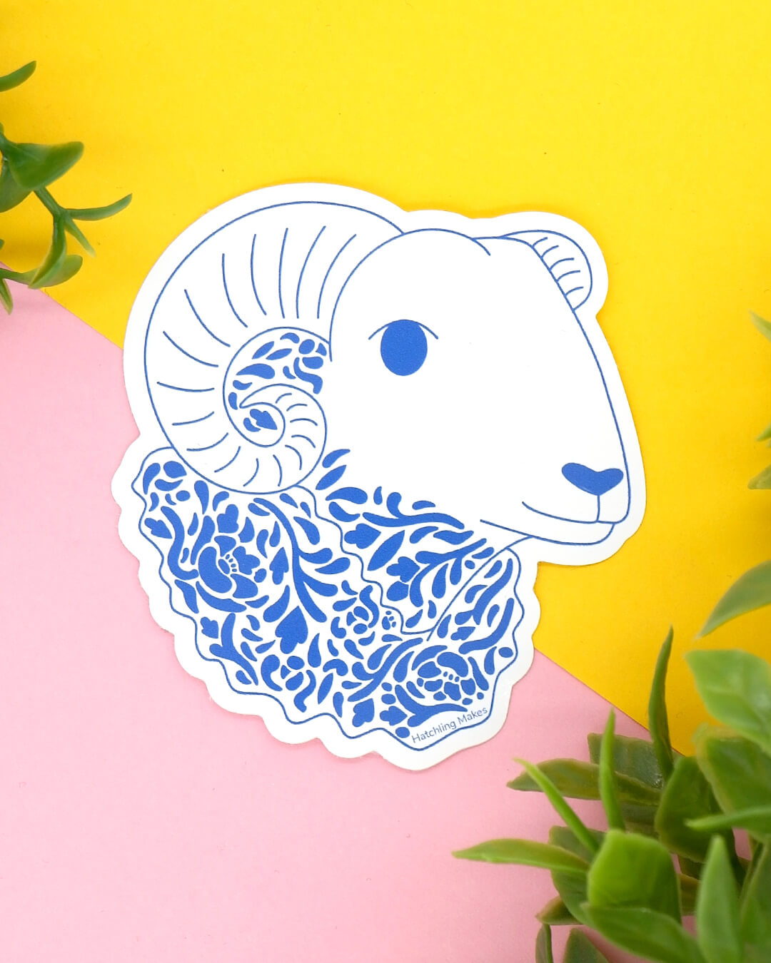 Year of the Sheep (Ram) Vinyl Sticker