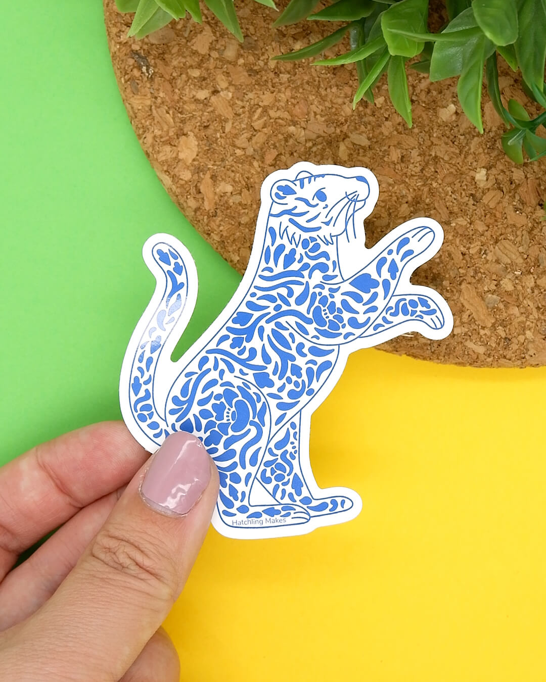 Year of the Tiger Vinyl Sticker