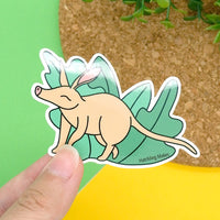 Aardvark Vinyl Sticker