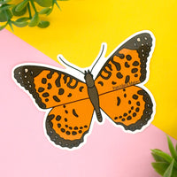 Australian Fritillary Butterfly Vinyl Sticker