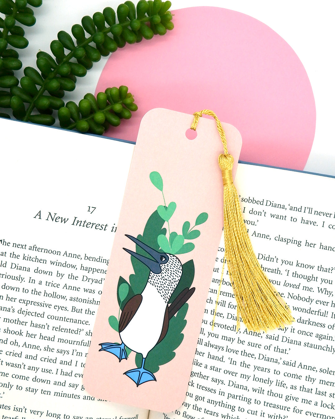 Blue Footed Booby Bird Bookmark