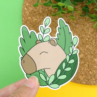 Capybara Vinyl Sticker