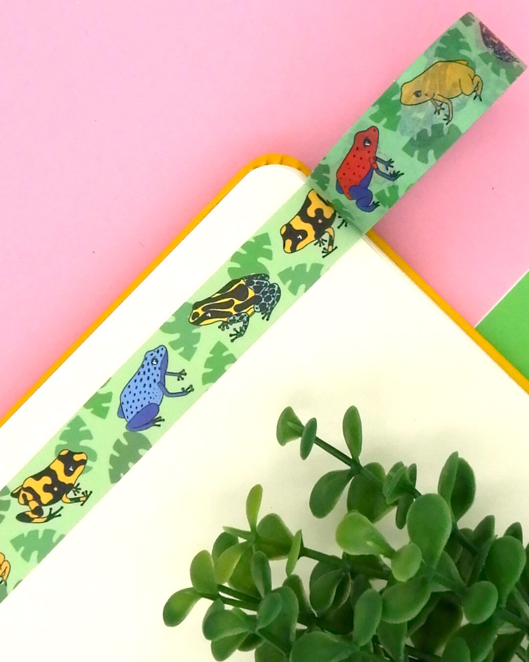 Poison dart frog washi tape