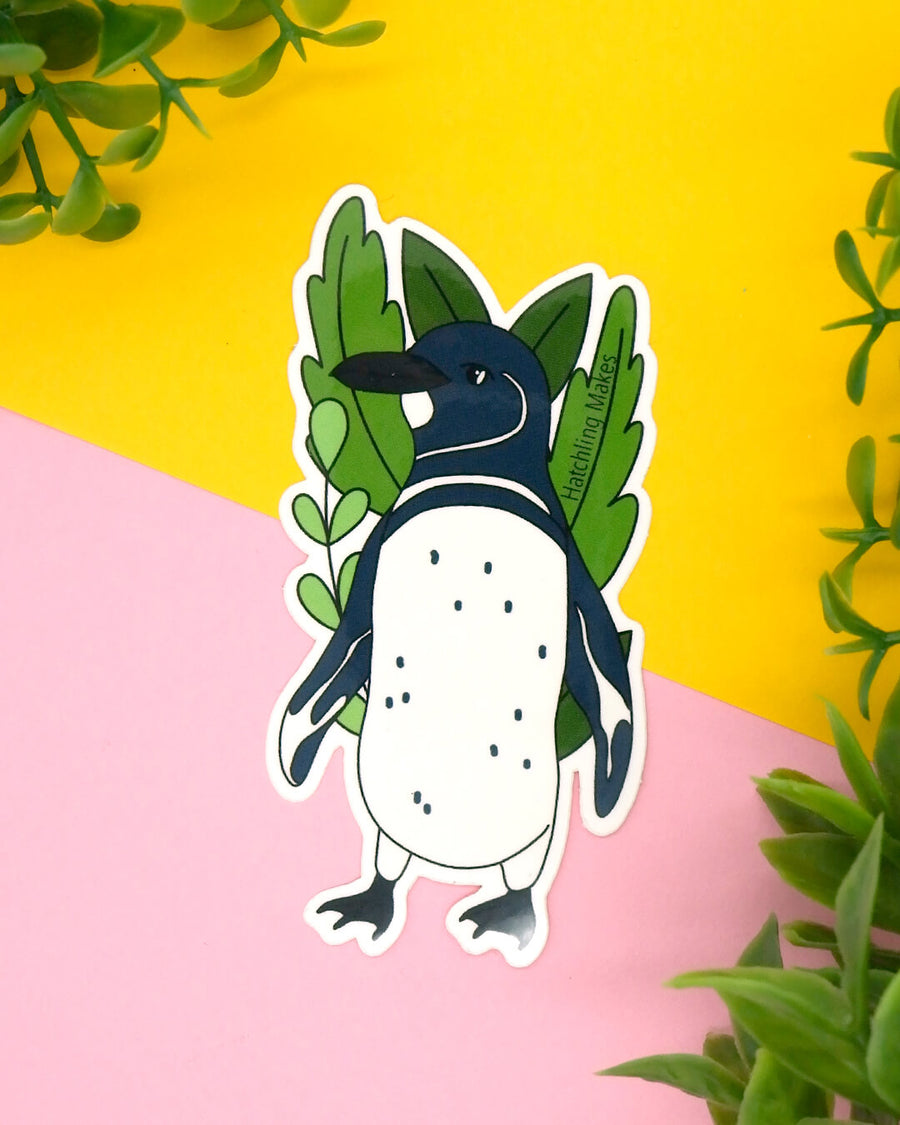 Galapagos Penguin Vinyl Sticker