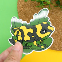 Harlequin Frog Vinyl Sticker