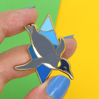 King Penguin Hard Enamel Pin