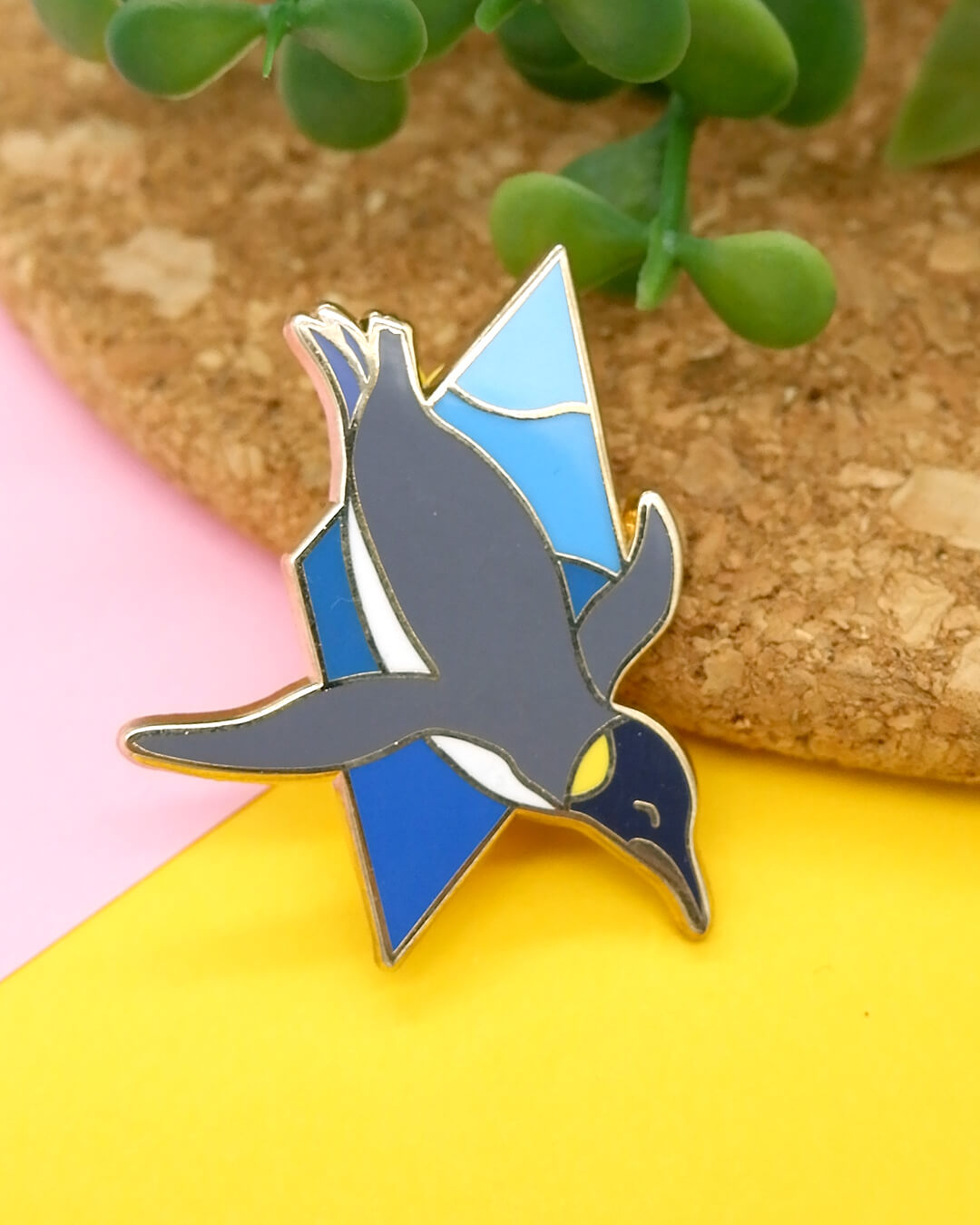 King Penguin Hard Enamel Pin