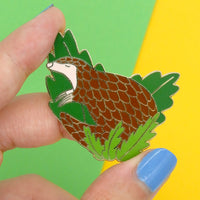 Pangolin Hard Enamel Pin - Gold