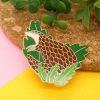 Pangolin Hard Enamel Pin - Gold