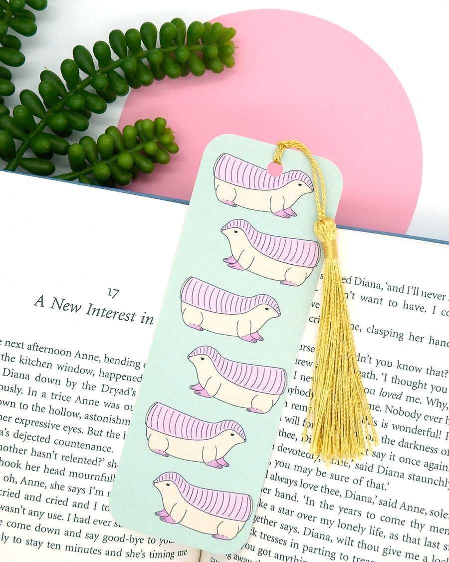 Pink Fairy Armadillo Bookmark