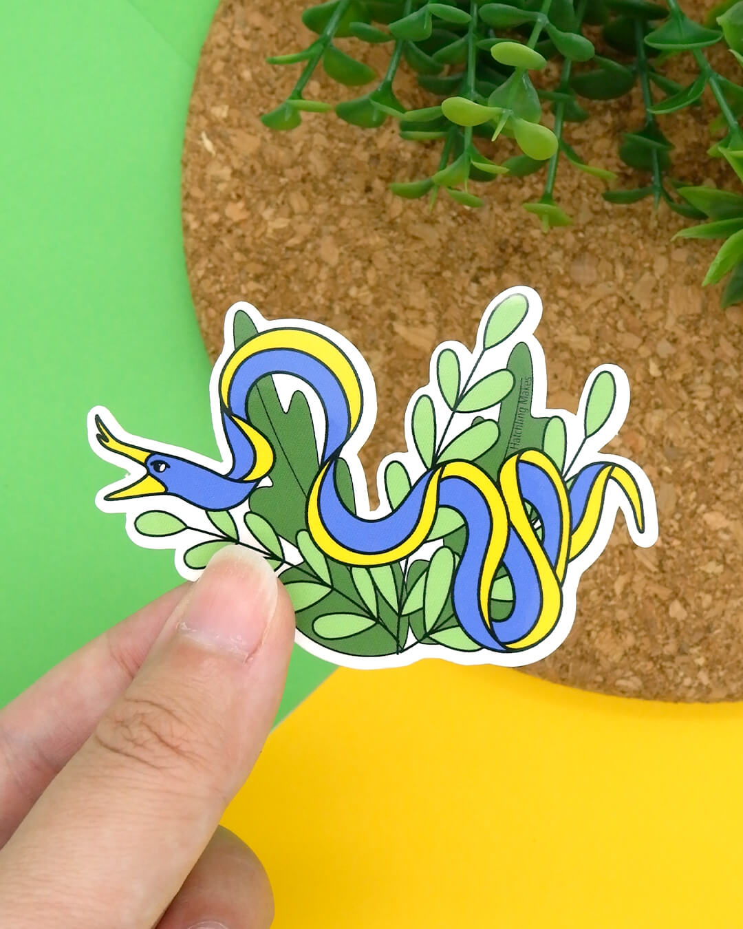 Ribbon Eel Vinyl Sticker