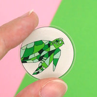 Turtle acrylic pin